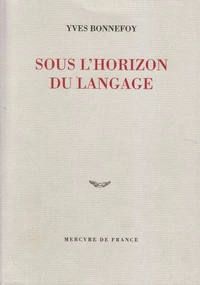 Sous L'Horizon Du Langage
