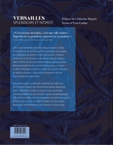 Versailles Splendeurs Et Intimite De Yves Carlier Grand Format Livre Decitre