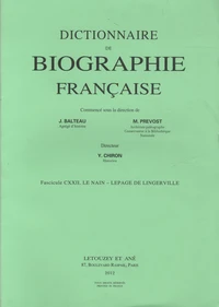 Dictionnaire de biographie française