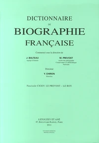 Dictionnaire de biographie française