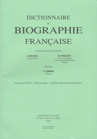 Dictionnaire de biographie française