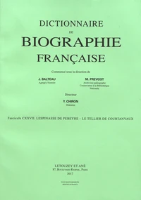 Dictionnaire de biographie française