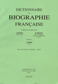 Dictionnaire de biographie française