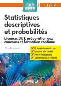 Statistiques descriptives et probabilités L1/L2