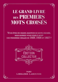 Le grand livre des premiers mots croisés