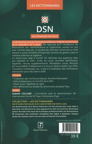 DSN Déclaration Sociale Nominative. Dictionnaire pratique  Edition 2023