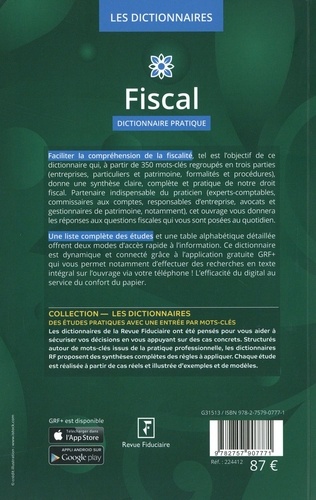 Fiscal. Dictionnaire pratique  Edition 2022
