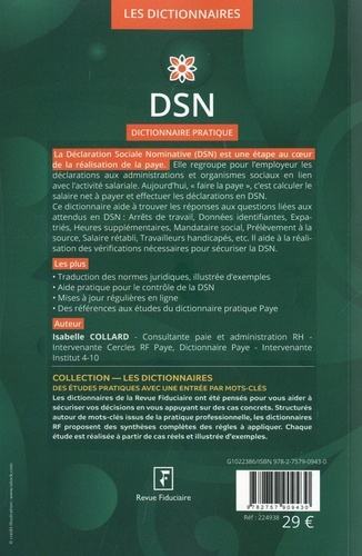 DSN Déclaration Sociale Nominative. Dictionnaire Pratique  Edition 2022