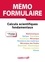 Mémo formulaire. Calculs scientifiques fondamentaux