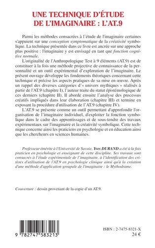 Une technique d'étude de l'imaginaire. L'Anthropologique Test à 9 éléments (l'AT.9)