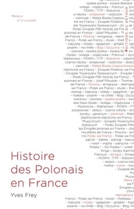 Yves Frey - Histoire des Polonais en France.