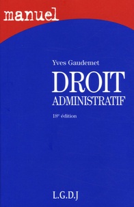 Yves Gaudemet - Droit administratif.