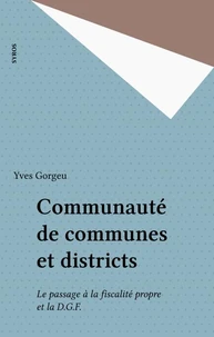 Communautés de communes et districts