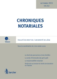 Chroniques notariales