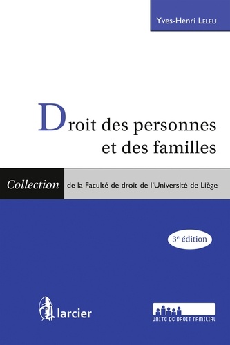 Yves-Henri Leleu - Droit des personnes et des familles.