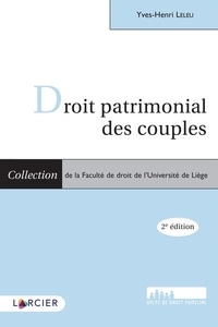 Yves-Henri Leleu - Droit patrimonial des couples.