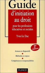 Goodtastepolice.fr Guide d'initiation au droit pour les professions éducatives et sociales Image