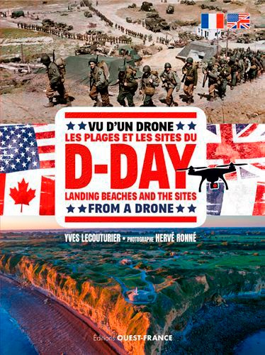 Vu d'un drone Les plages et les sites du D-Day