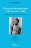 Yves Marguerat - Onze autobiographies d'Africains (1938) - Publiées par Diedrich Westermann.