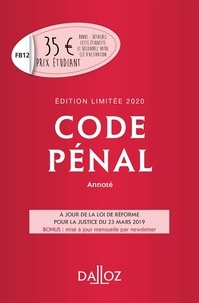 Examen ebook en ligne Code pénal annoté  - Edition limitée