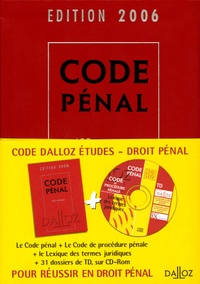 Yves Mayaud et Emmanuelle Allain - Code pénal - Edition 2006. 1 Cédérom