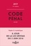 Code pénal  Edition 2017