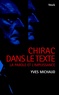 Yves Michaud - Chirac dans le texte.