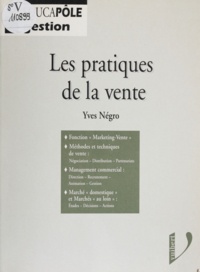 Yves Négro - Les pratiques de la vente.
