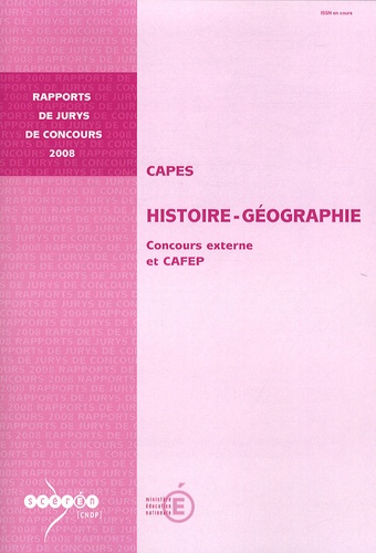 Yves Poncelet - CAPES Histoire-Géographie - Concours externe et CAFEP.