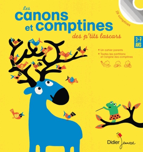 Yves Prual et Françoise Tenier - Les canons et comptines des p'tits lascars. 1 CD audio