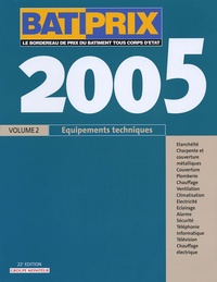 Rhonealpesinfo.fr Batiprix 2005 - Volume 2, Equipements techniques Image