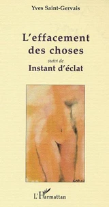 L'effacement des choses
