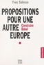 Yves Salesse - Propositions pour une autre Europe - Construire Babel.