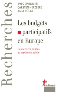 Ebooks gratuits google downloadLes budgets participatifs en Europe  - Des services publics au service du public ePub PDF DJVU