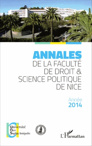 Annales de la faculté de droit et science politique de Nice  Edition 2014