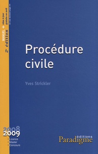 Tlcharger gratuitement epub Procdure civile 9782350200507 in French