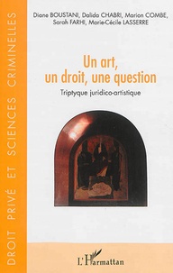Yves Strickler et Diane Boustani - Un art, un droit, une question - Triptyque juridico-artistique.