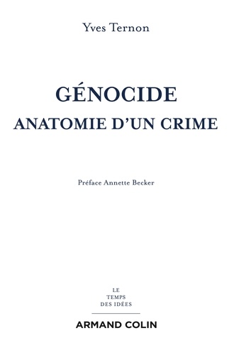 Génocide. Anatomie d'un crime