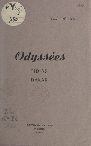 Odyssées, TID-63, Dakar