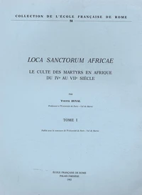 Loca sanctorum Africae 2 volumes