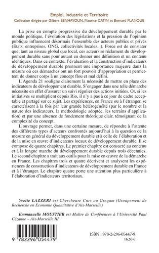 Le développement durable. Du concept à la mesure