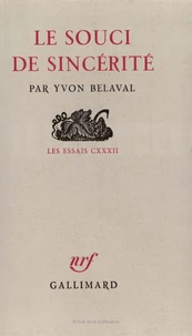 Le Souci De Sincerite