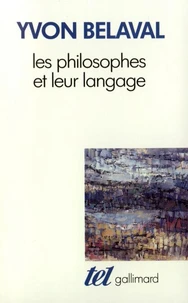 Les Philosophes Et Leur Langage
