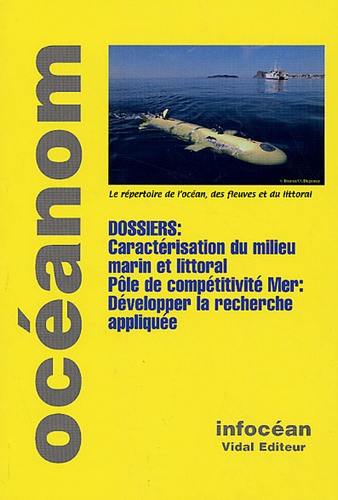 Yvon Calvez - Océanom 2006 - Caractérisation du milieu marin et littoral ; Pôle de compétitivité Mer : développer la recherche appliquée.