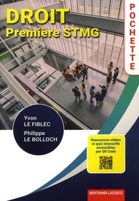 Yvon Le Fiblec et Philippe Le Bolloch - Droit 1re STMG Pochette.