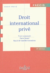 Yvon Loussouarn - Droit international privé.