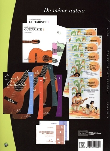 Carnets du guitariste Volume 2 : Rivoal, Yvon: : Livres