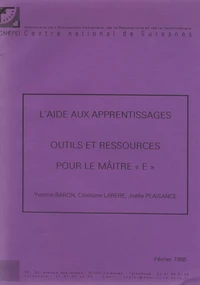 L'aide aux apprentissages