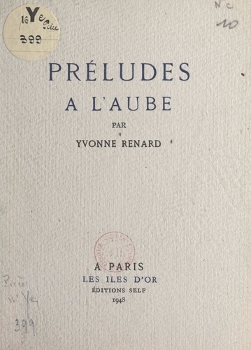 Préludes à l'aube