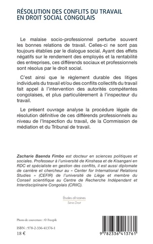 Résolution des conflits du travail en droit social congolais